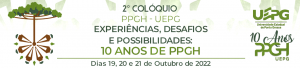Banner do 2o. Colóquio do PPGH