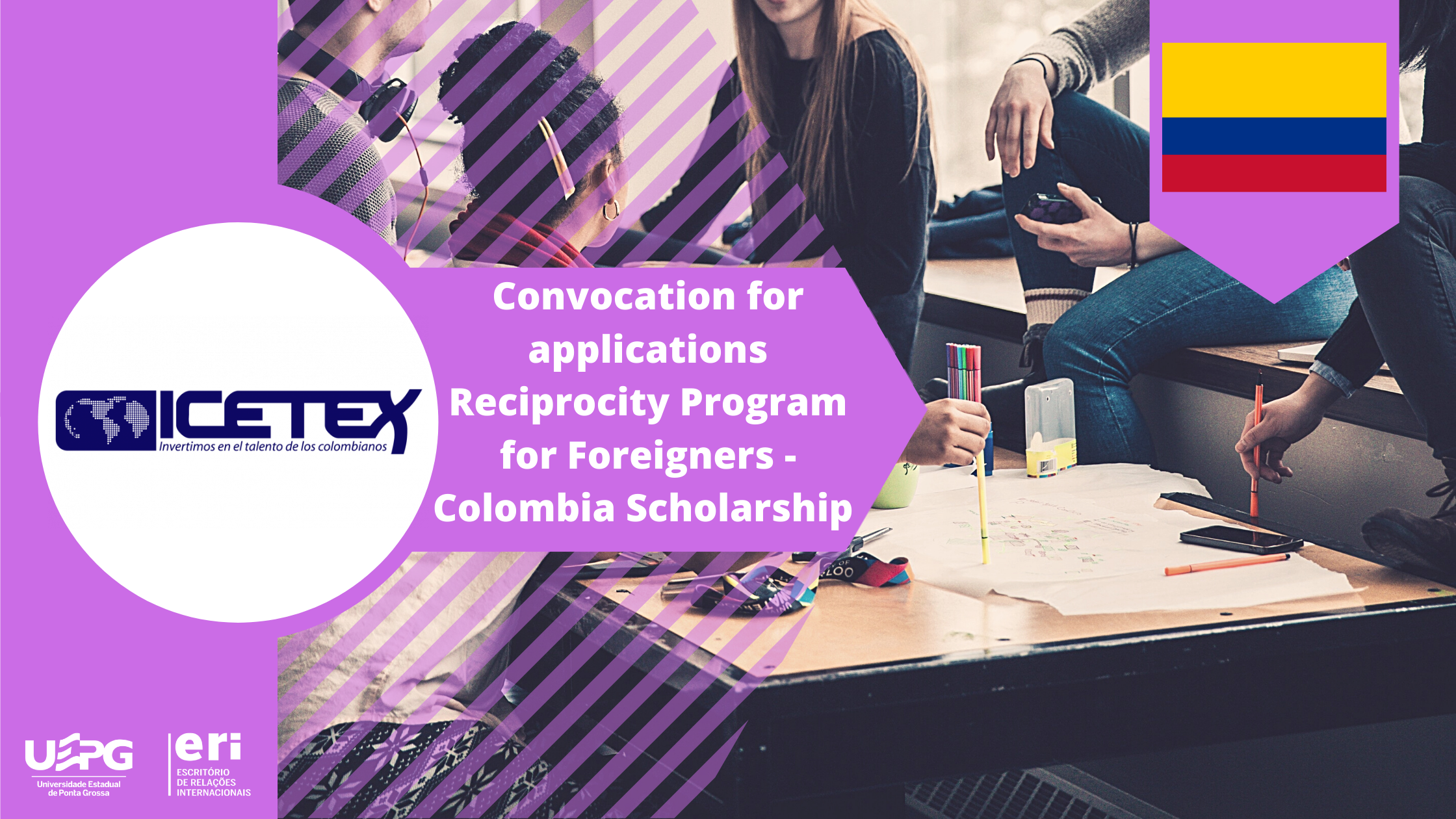 Convocation for applications Reciprocity Program for Foreigners – Colombia Scholarship