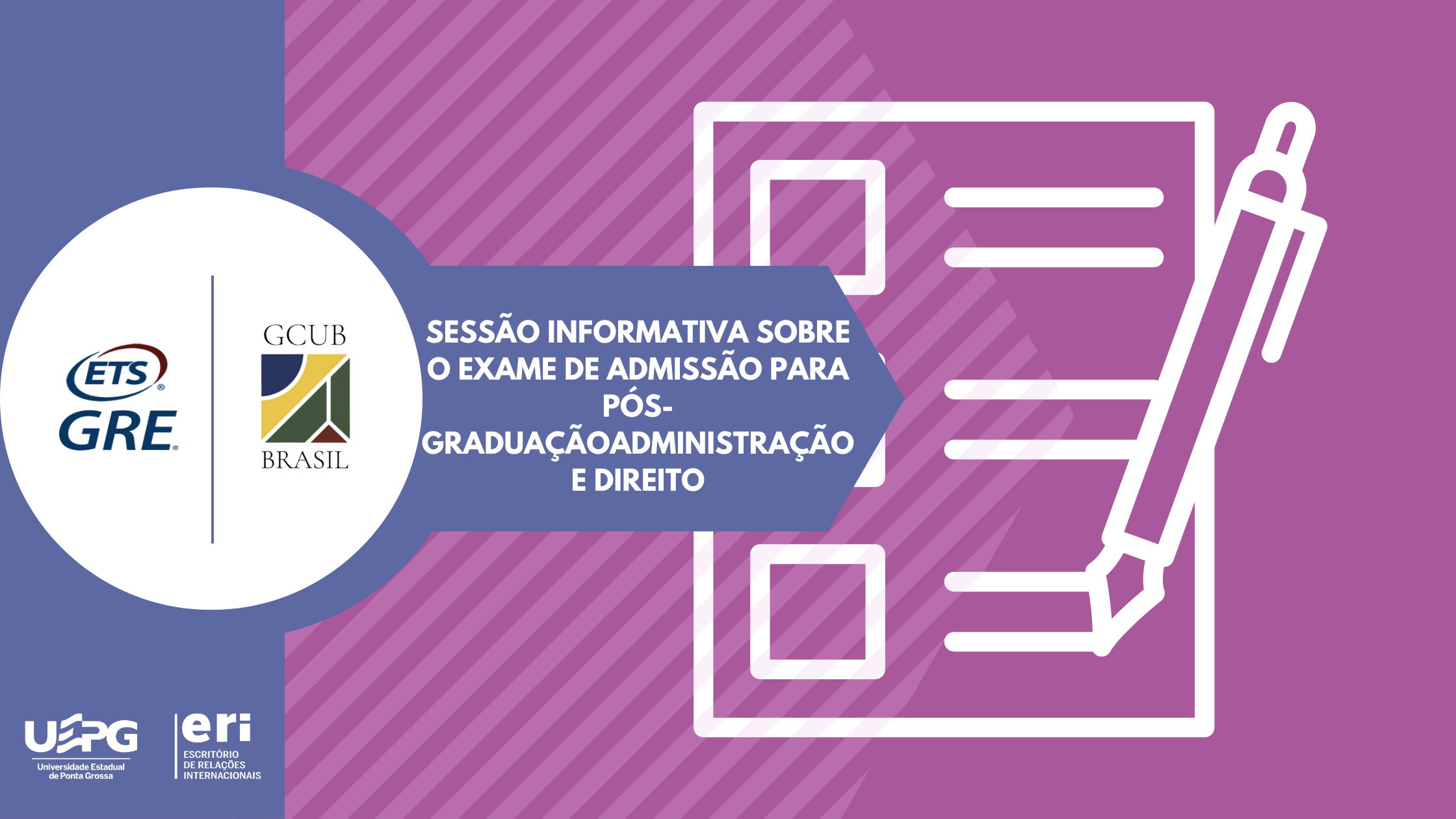 Sessão informativa sobre o Teste GRE