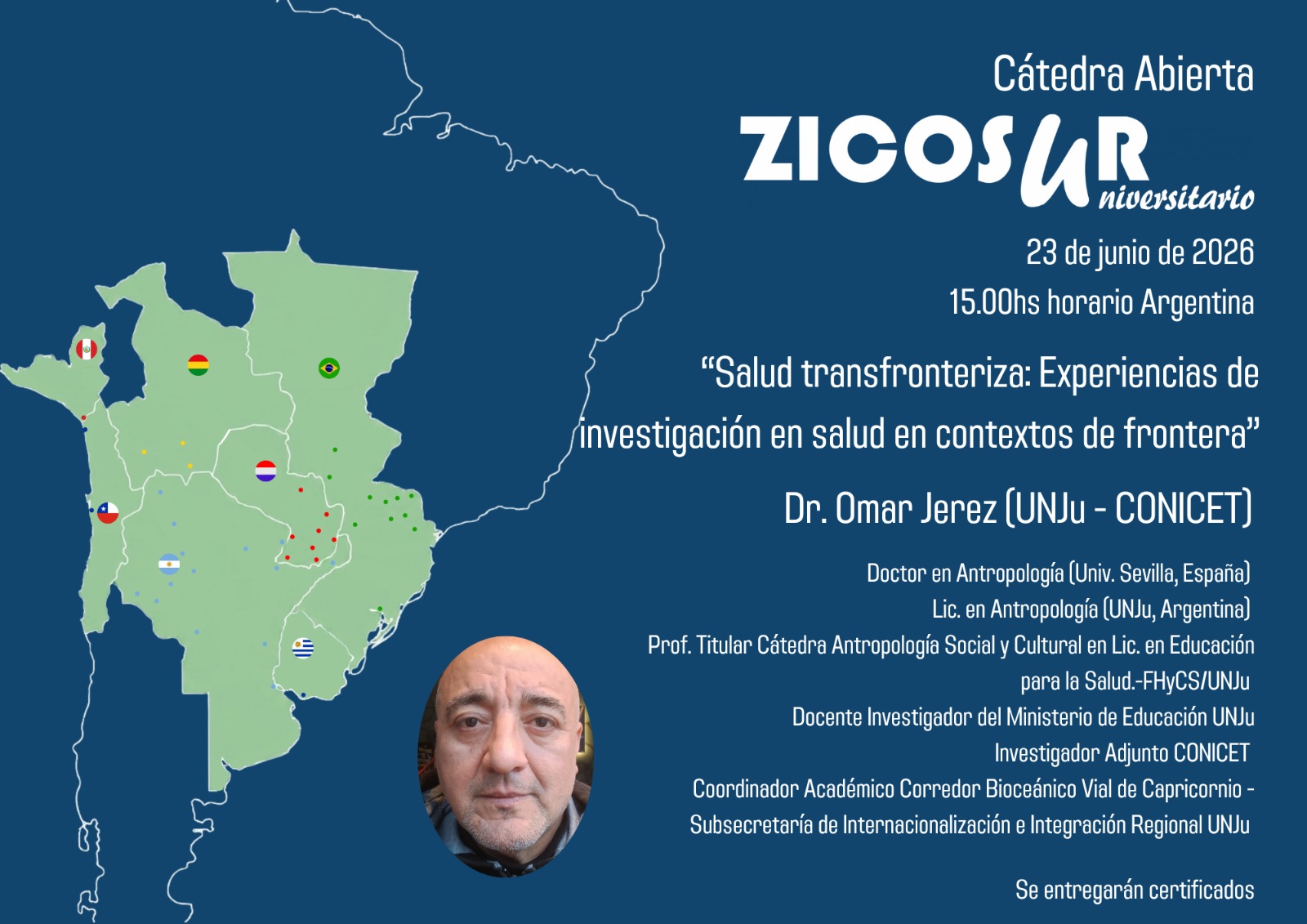 PALESTRA ABERTA: “Saúde transfronteiriça: Experiências de pesquisa em saúde em contextos de fronteira”
