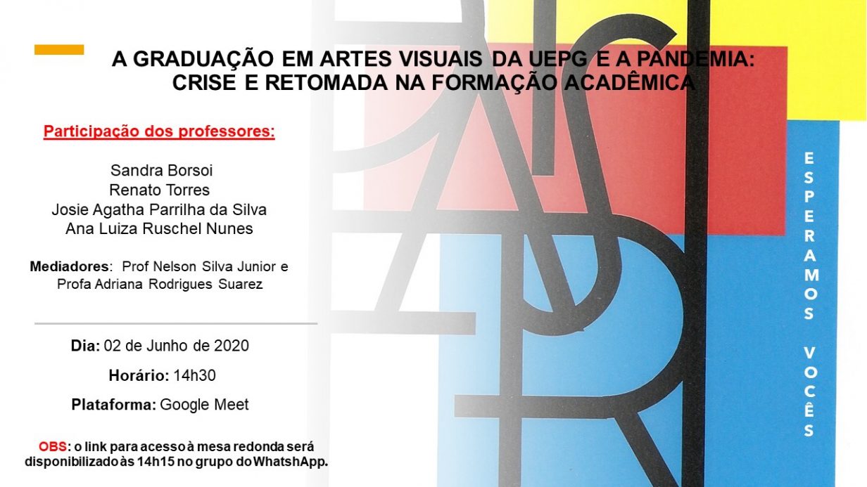 Acadêmicos de Licenciatura em Artes Visuais da UEPG