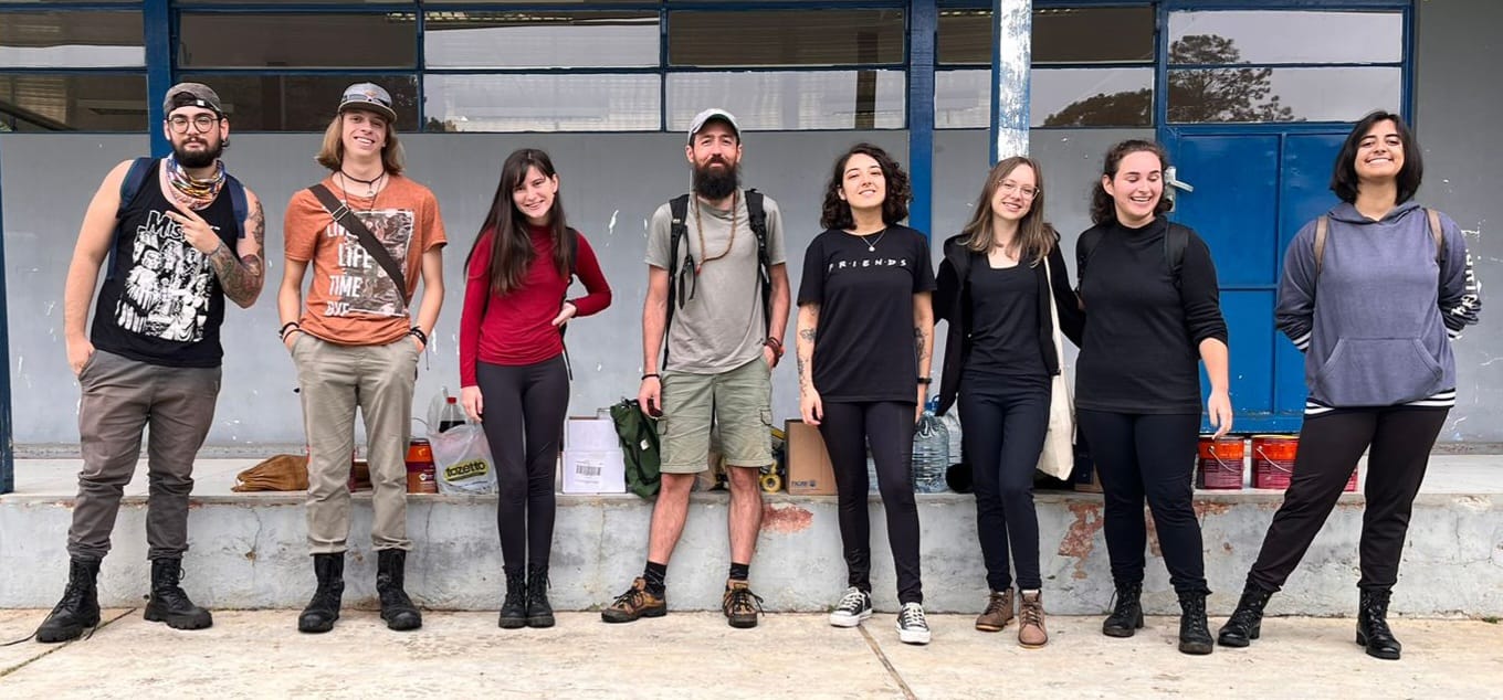 CRUTAC – Alunos de artes da UEPG revitalizam o espaço para receber a Caminhada Internacional