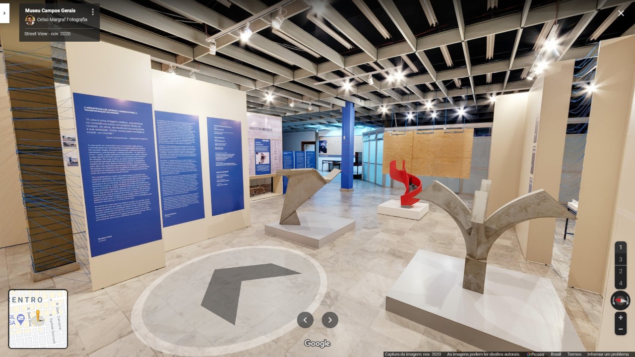 Visita em 360º à exposição Vilanova Artigas