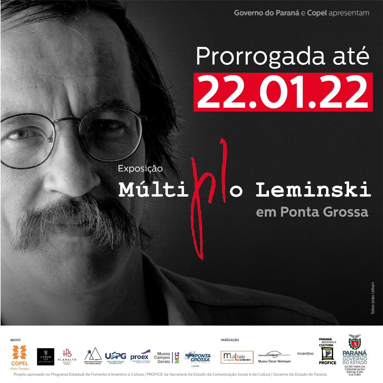 Museu Campos Gerais prorroga exposição Múltiplo Leminski até 22 de janeiro