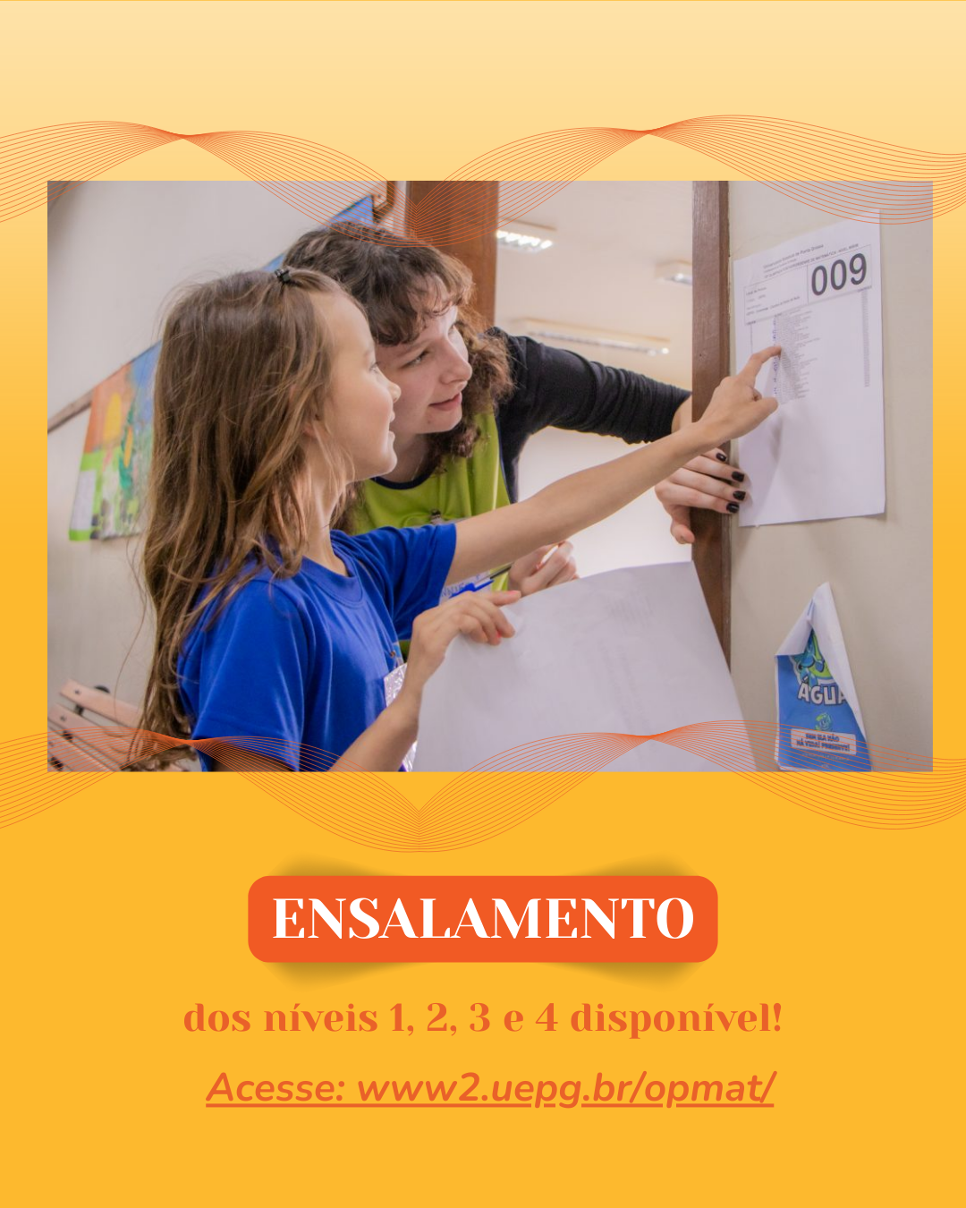 Ensalamento da 1ª fase da 11ª OPMat