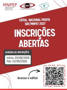 ABERTO EDITAL DE SELEÇÃO PARA TURMA 2027