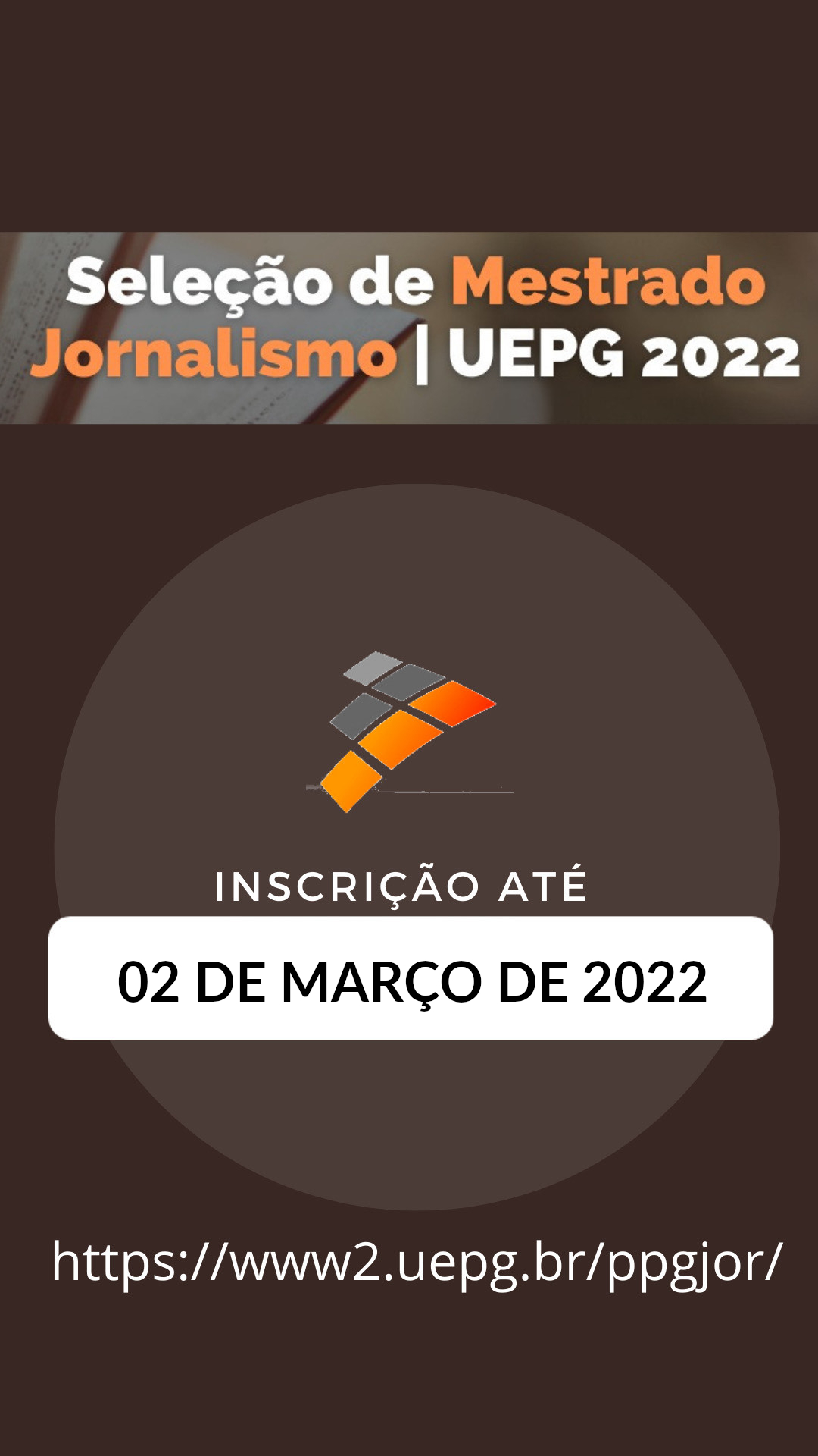 Mestrado em Jornalismo da UEPG tem inscrições abertas até 02/03