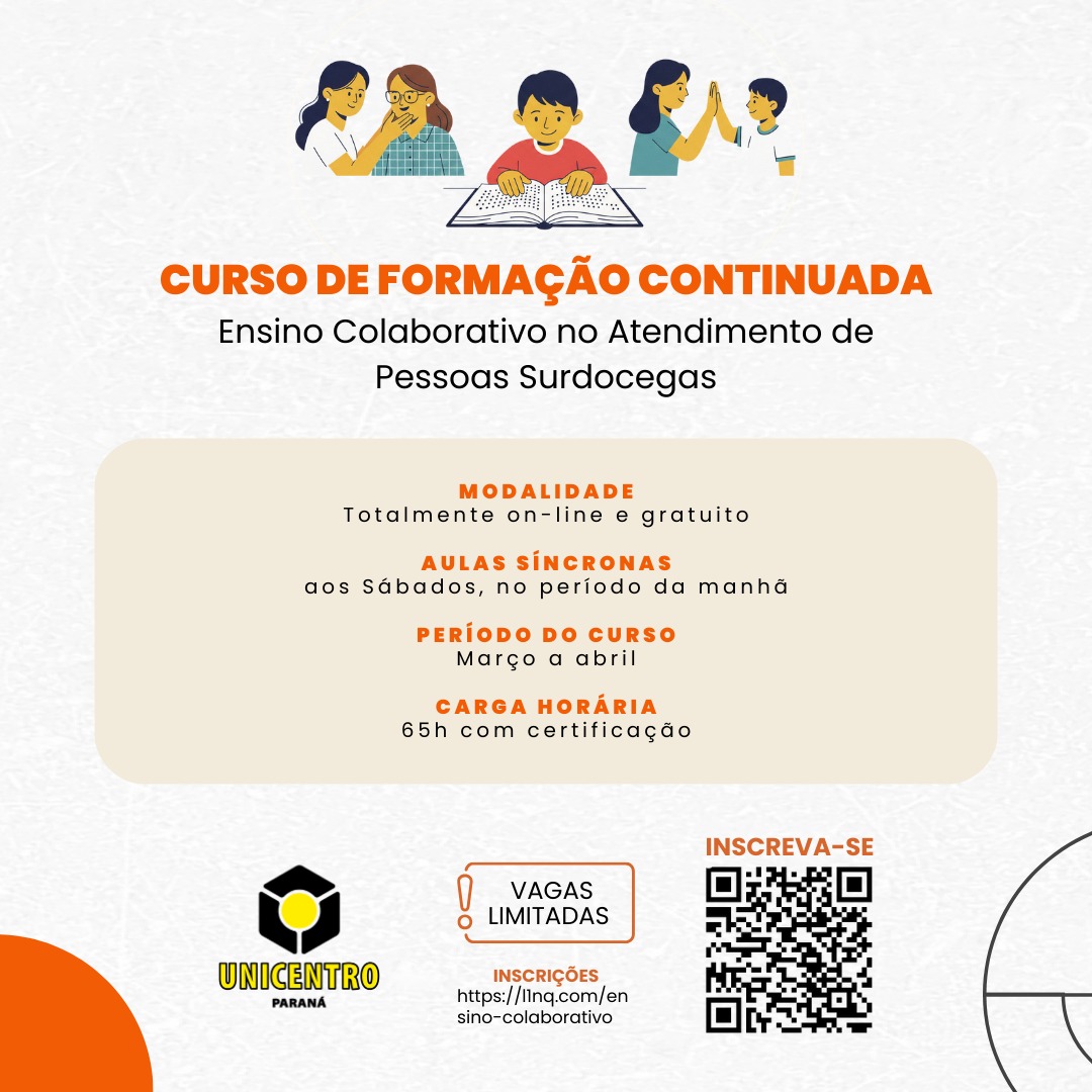 Ensino Colaborativo no atendimento de Pessoas Surdocegas: Curso de Formação Continuada