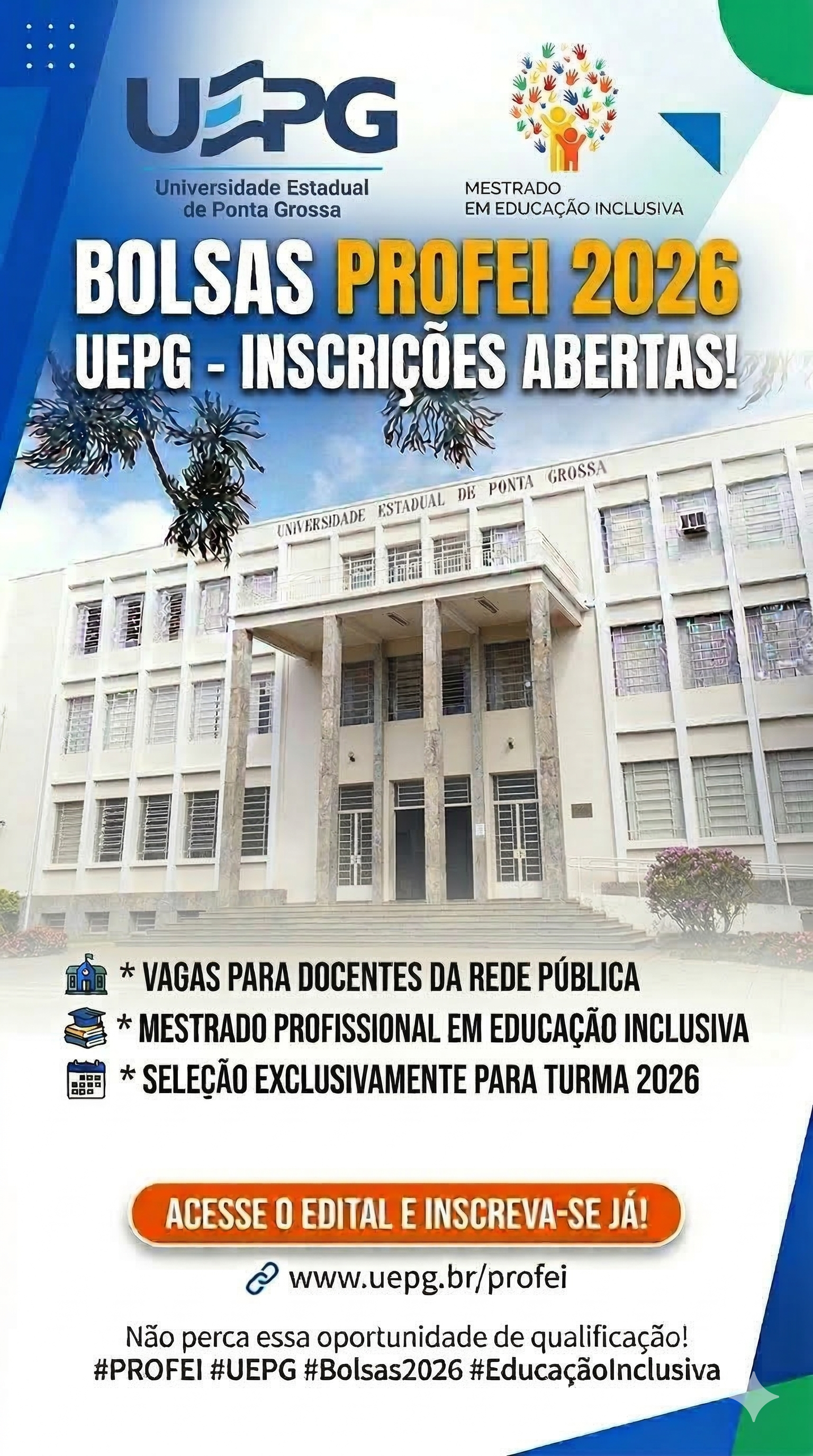 Edital de Bolsas Disponível!