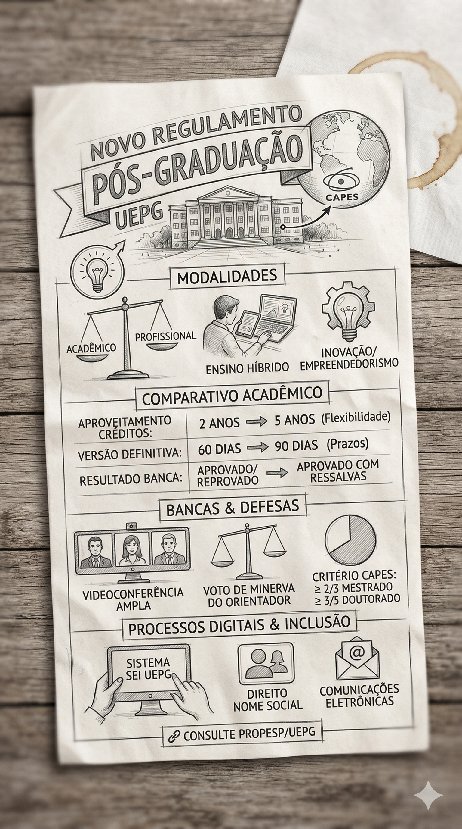 Novo Regulamento da Pós-Graduação da UEPG já está em vigor