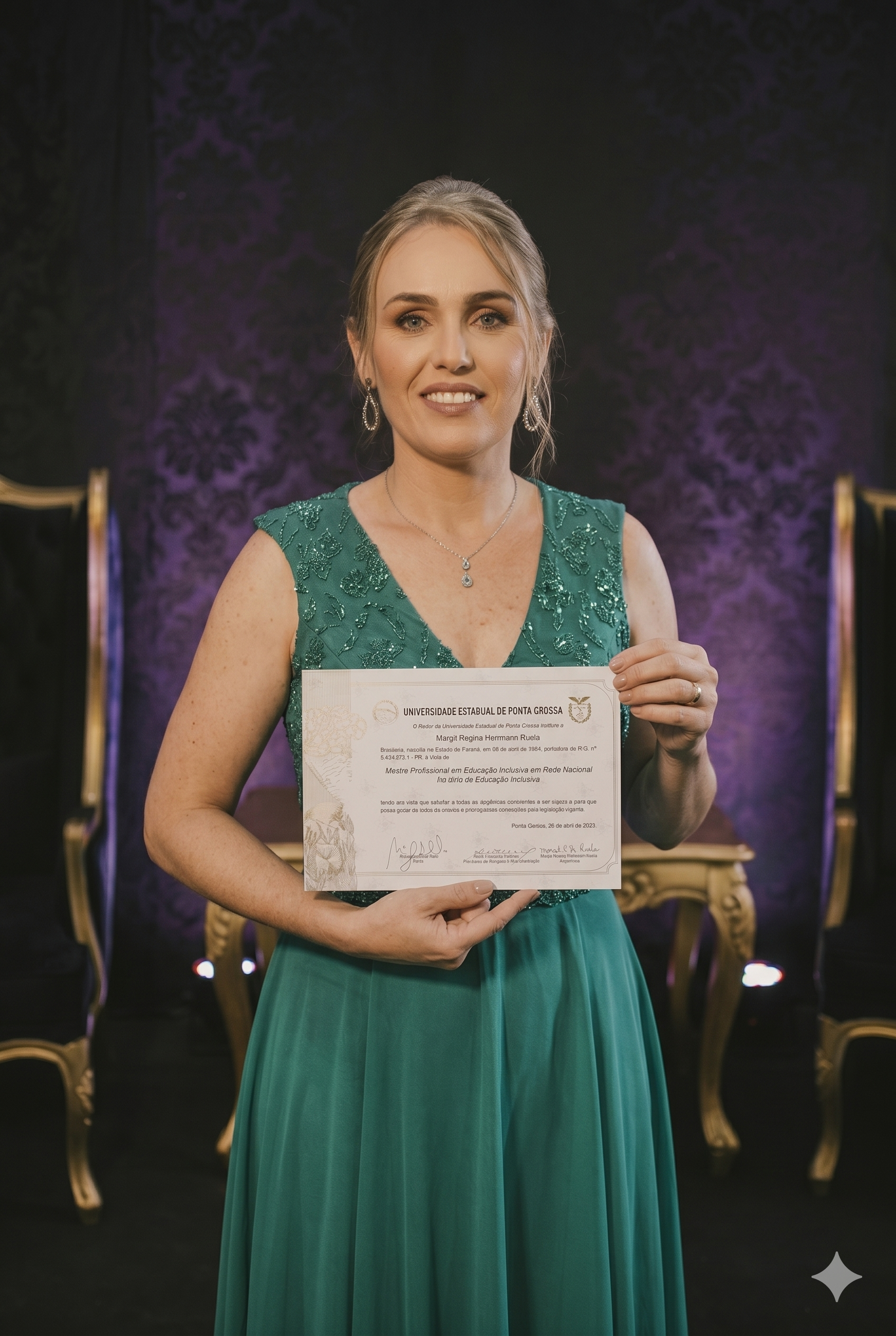 Parabéns a egressa e Mestre Margit Herrmann Ruela e ao Prof. Dr. Ariangelo Hauer Dias pela conquista no 1º lugar no Prêmio Profa. Dra. Elisa Tomoe Moriya Schlünzen